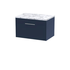 Hudson Reed 600 Wall Hung Single Drawer Vanity & Laminate Worktop JNU2922LCM