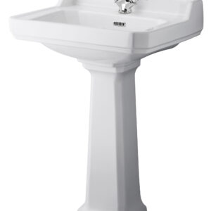Hudson Reed 600mm 1TH Basin & Comfort Height Ped CCR027