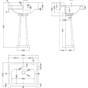 Hudson-Reed-600mm-Basin-Pedestal-1-Tap-Hole-CCR017-3