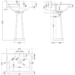 Hudson-Reed-600mm-Basin-Pedestal-3-Tap-Hole-CCR024-3