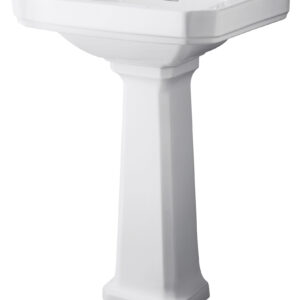 Hudson Reed 600mm Basin & Pedestal (3 Tap Hole) CCR024
