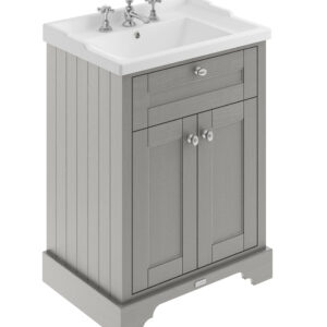 Hudson Reed 600mm Cabinet & Basin (3TH) LOF233