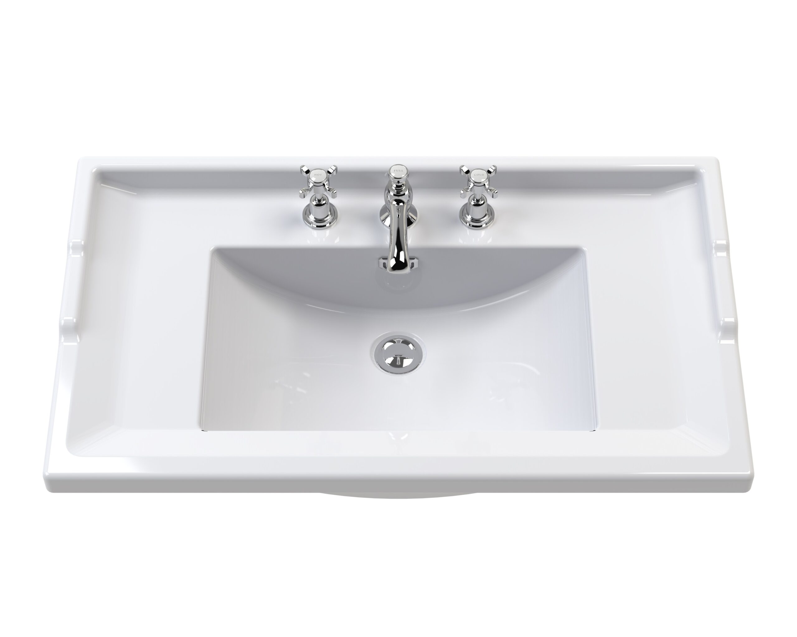 Hudson Reed 600mm Cabinet & Basin (3TH) LOF333 - Image 2