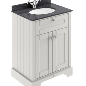 Hudson Reed 600mm Cabinet & Marble Top (1TH) LOF421