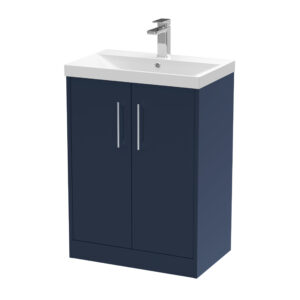 Hudson Reed 600mm Floor Standing 2-Door Vanity & Basin 3 JNU2903D