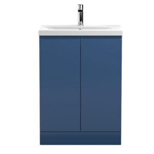 Hudson Reed 600mm Floor Standing 2-Door Vanity Unit & Basin 1 URB308A
