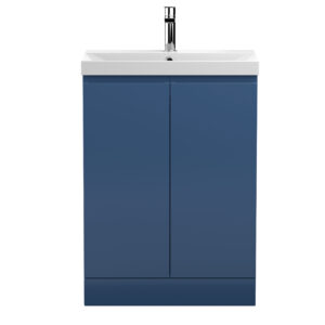 Hudson Reed 600mm Floor Standing 2-Door Vanity Unit & Basin 3 URB308D
