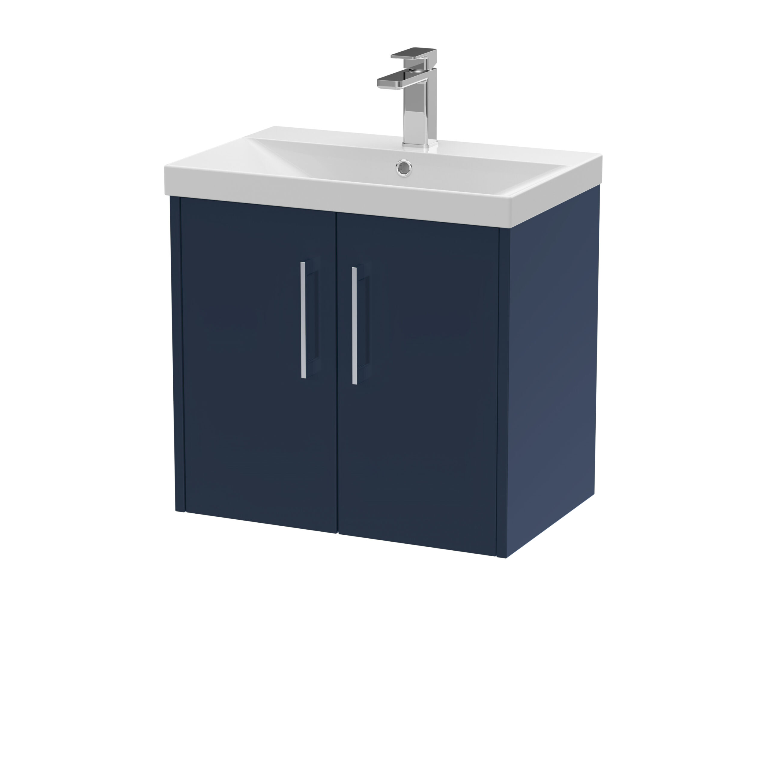 Hudson Reed 600mm Wall Hung 2-Door Vanity & Basin 3 JNU2923D
