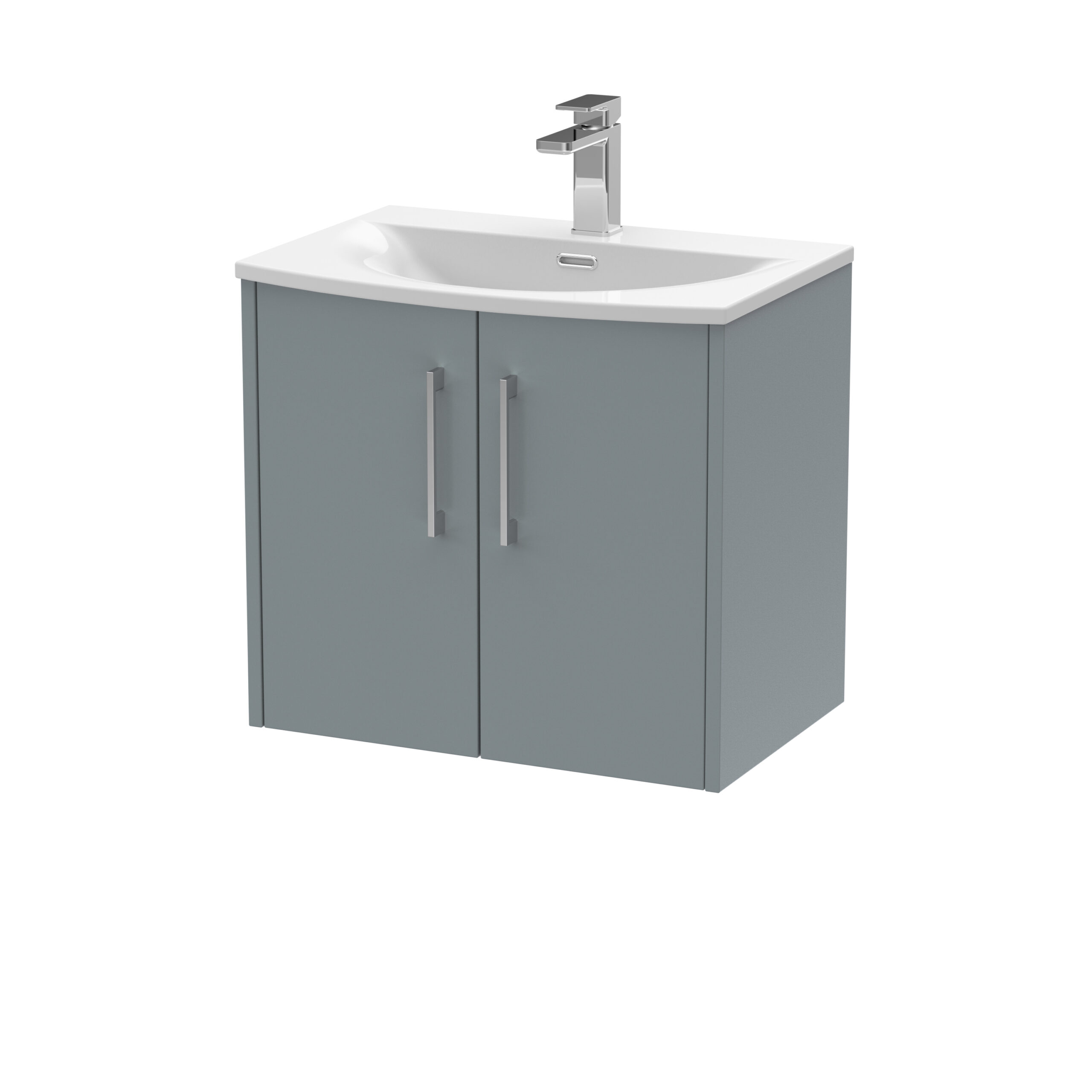 Hudson Reed 600mm Wall Hung 2 Door Vanity & Basin 4 JNU2323G