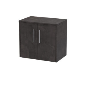 Hudson Reed 600mm Wall Hung 2 Door Vanity & Worktop JNU2623W