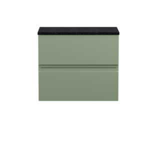 Hudson Reed 600mm Wall Hung 2 Drawer Unit & Laminate Top URB804LSB