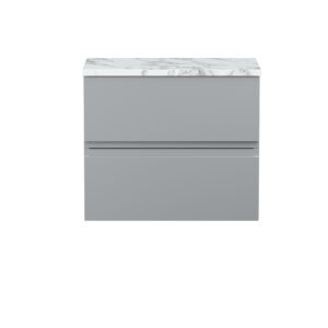 Hudson Reed 600mm Wall Hung 2-Drawer Unit & Laminate Worktop URB204LCM