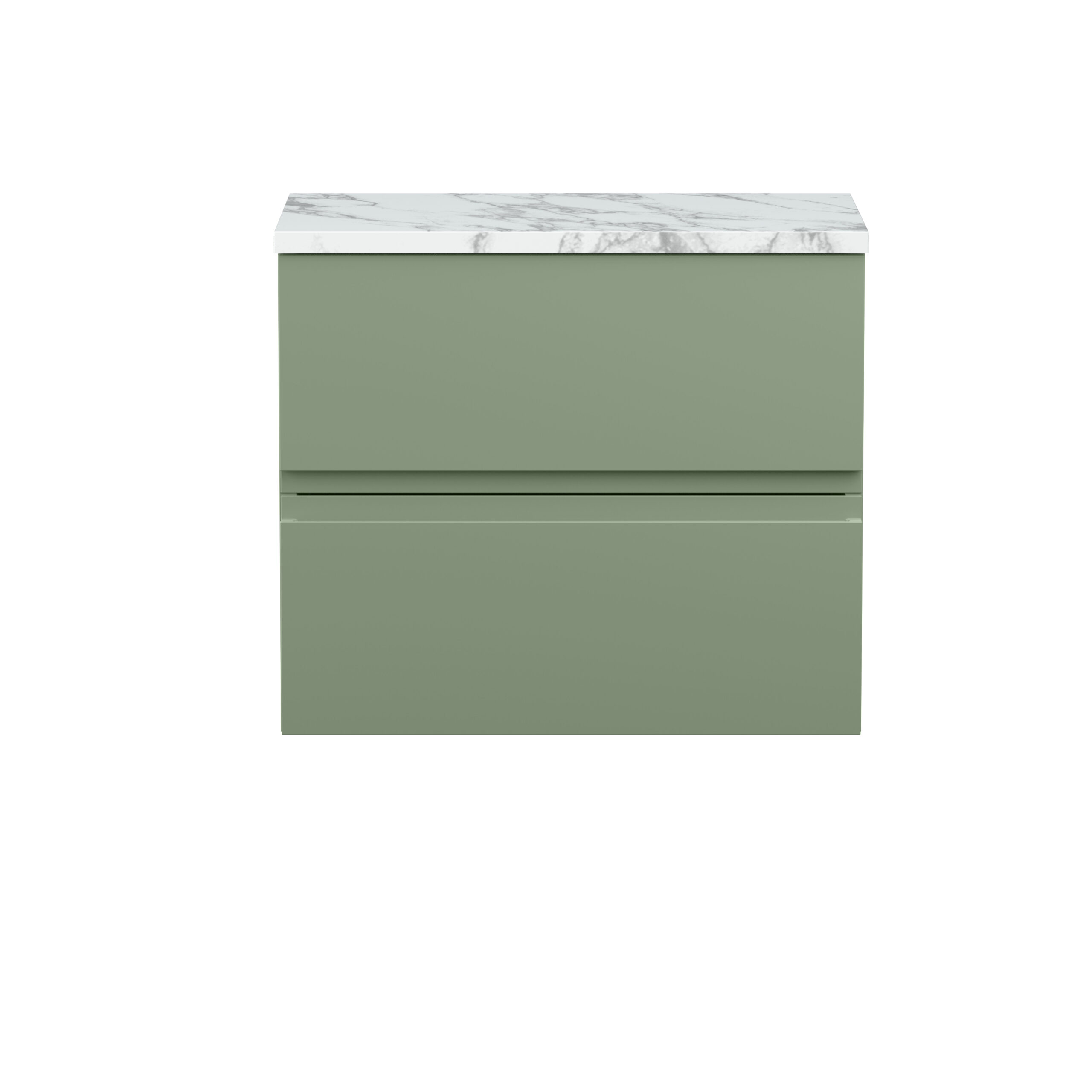 Hudson Reed 600mm Wall Hung 2-Drawer Unit & Laminate Worktop URB804LCM