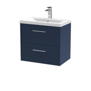 Hudson Reed 600mm Wall Hung 2-Drawer Vanity & Basin 1 JNU2924A
