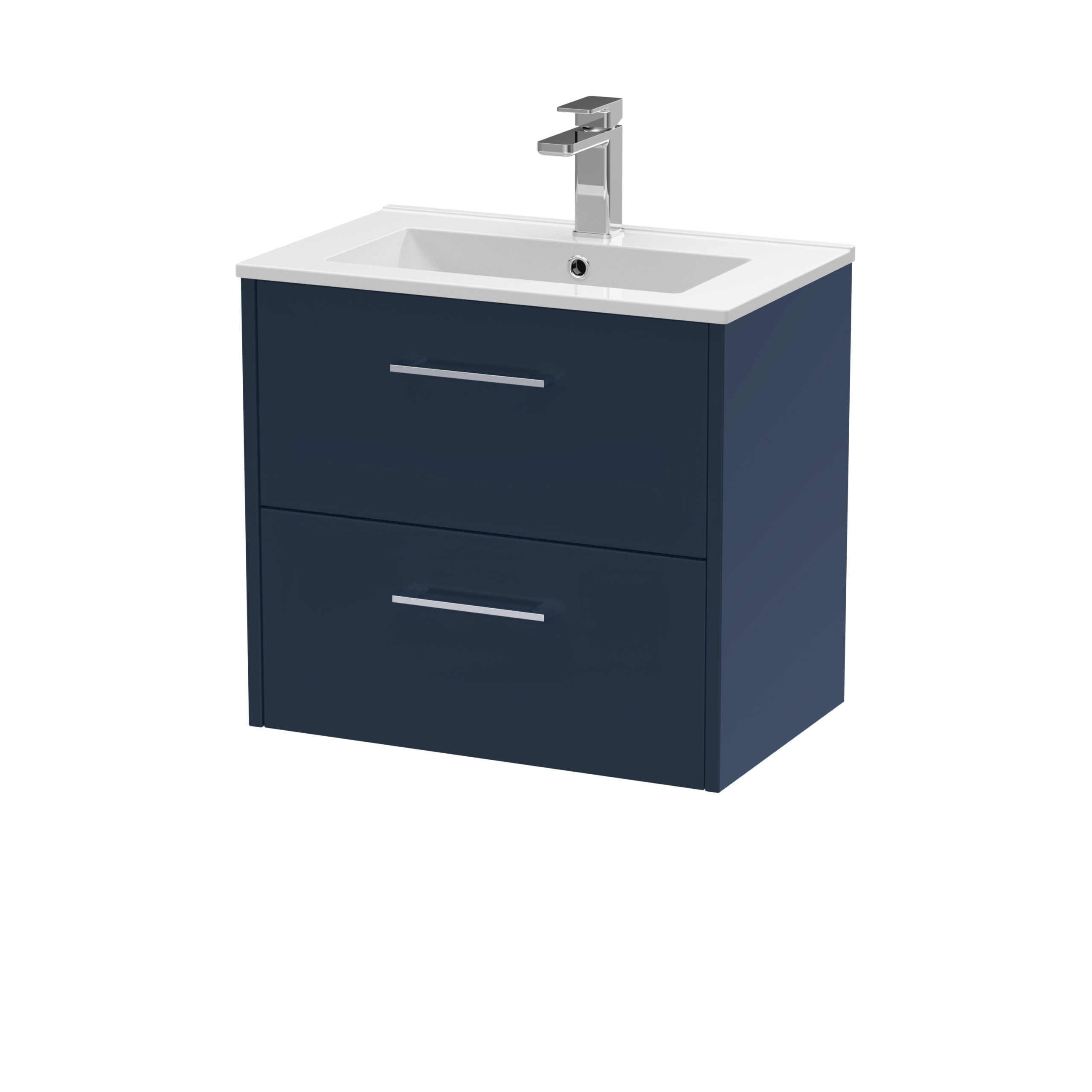 Hudson Reed 600mm Wall Hung 2-Drawer Vanity & Basin 2 JNU2924B
