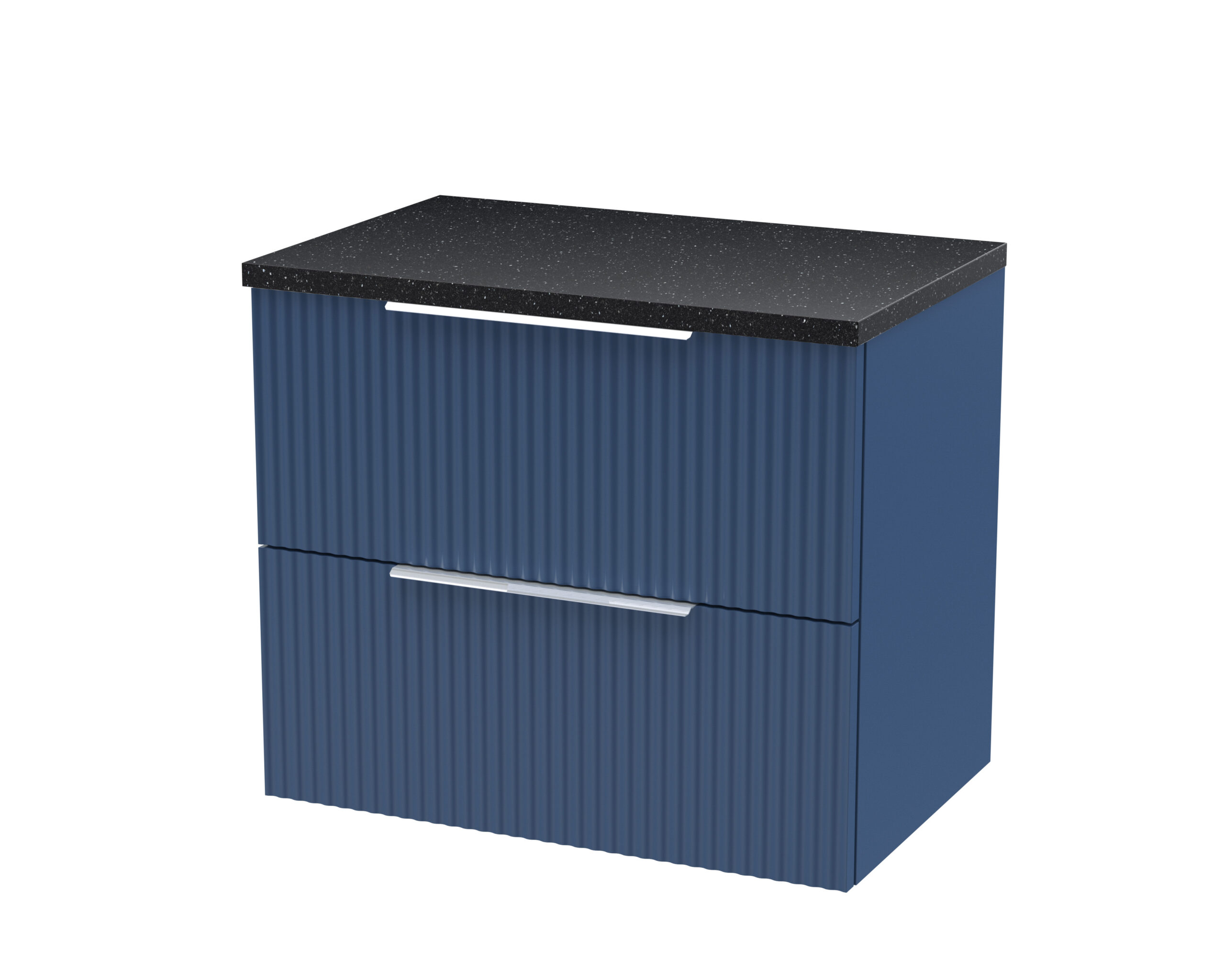 Hudson Reed 600mm Wall Hung 2 Drawer Vanity & Laminate Top DFF393LSB