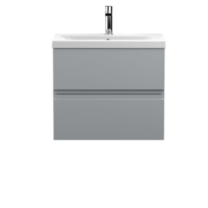 Hudson Reed 600mm Wall Hung 2-Drawer Vanity Unit & Basin 1 URB204A