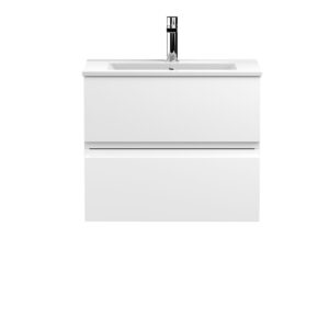 Hudson Reed 600mm Wall Hung 2-Drawer Vanity Unit & Basin 2 URB104B