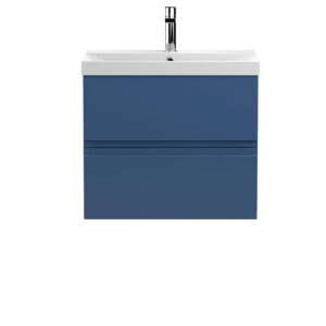 Hudson Reed 600mm Wall Hung 2-Drawer Vanity Unit & Basin 3 URB304D