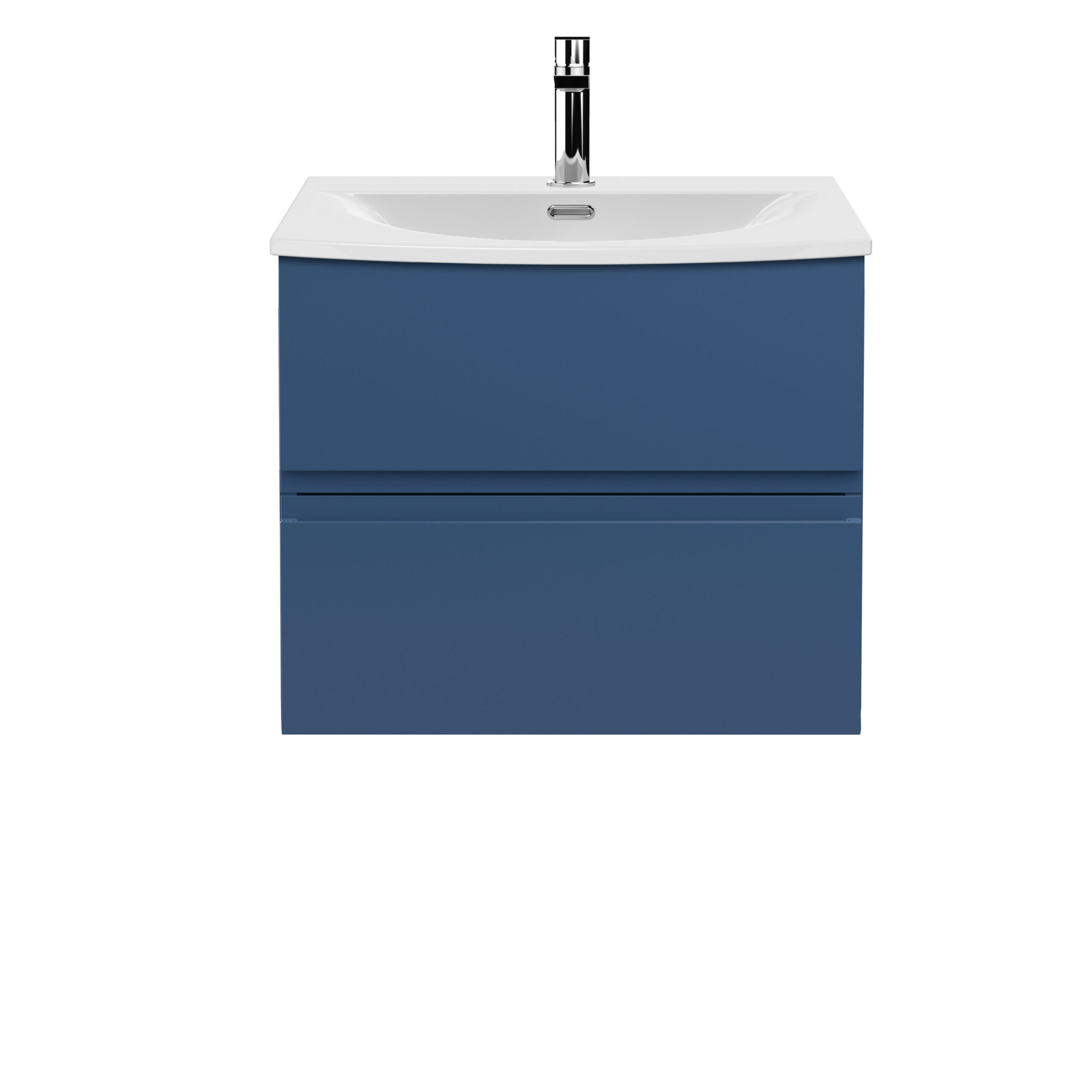Hudson Reed 600mm Wall Hung 2 Drawer Vanity Unit & Basin 4 URB304G