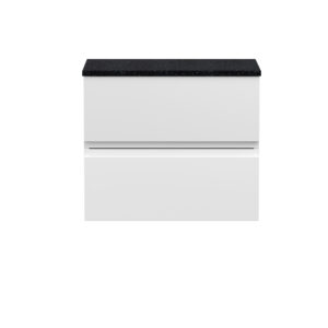 Hudson Reed 600mm Wall Hung 2-Drawer Vanity Unit & Laminate Worktop URB104LSB