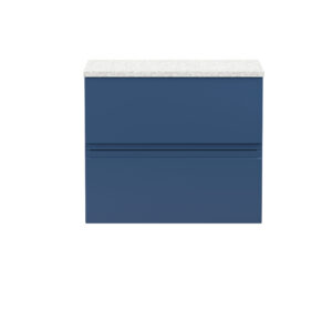 Hudson Reed 600mm Wall Hung 2-Drawer Vanity Unit & Laminate Worktop URB304LSW