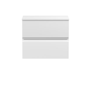 Hudson Reed 600mm Wall Hung 2-Drawer Vanity Unit & Worktop URB104W