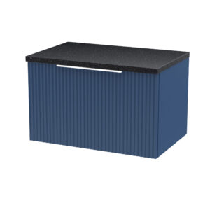 Hudson Reed 600mm Wall Hung Single Drawer Vanity & Laminate Top DFF394LSB