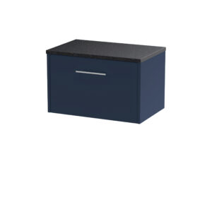Hudson Reed 600mm Wall Hung Single Drawer Vanity & Laminate Worktop JNU2922LSB