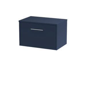 Hudson Reed 600mm Wall Hung Single Drawer Vanity & Worktop JNU2922W