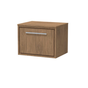 Hudson Reed 600mm Wall Hung Single Drawer Vanity with Worktop LIL2722W