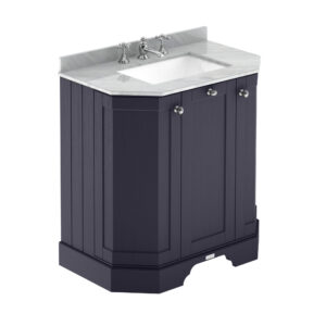 Hudson Reed 750mm 3-Door Angled Unit & Marble Top 3TH LOF313