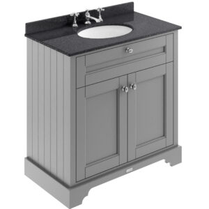 Hudson Reed 800mm Cabinet & Marble Top (3TH) LOF230