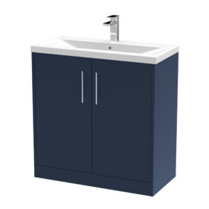 Hudson Reed 800mm Floor Standing 2-Door Vanity & Basin 1 JNU2905A