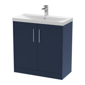 Hudson Reed 800mm Floor Standing 2-Door Vanity & Basin 3 JNU2905D