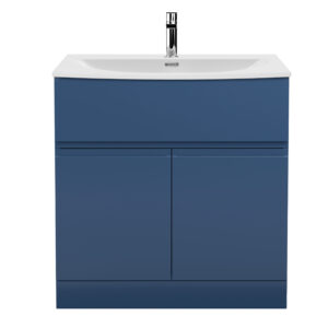 Hudson Reed 800mm Floor Standing 2 Door Vanity Unit & Basin 4 URB305G