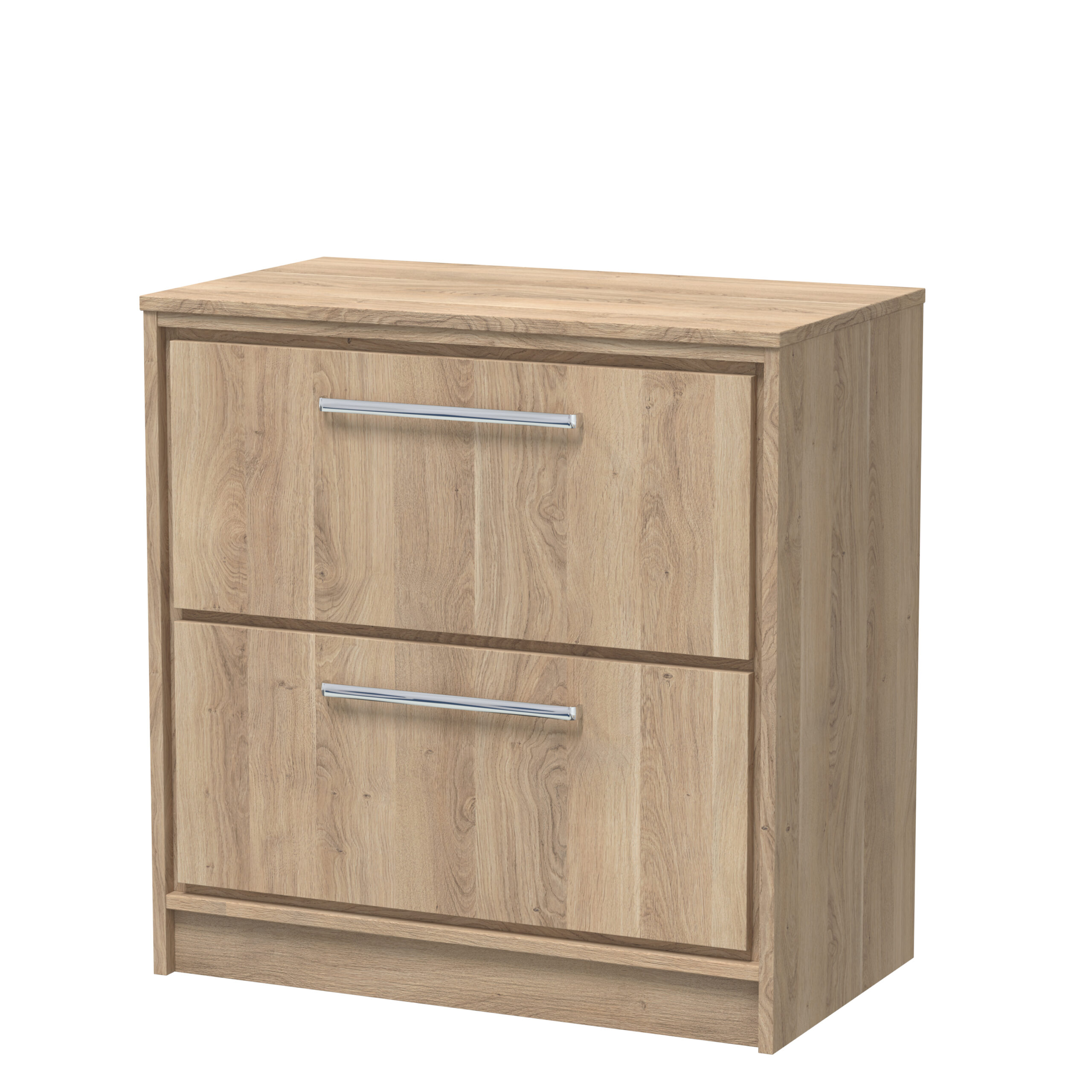 Hudson Reed 800mm Floor Standing 2-Drawer Vanity with Worktop LIL3035W