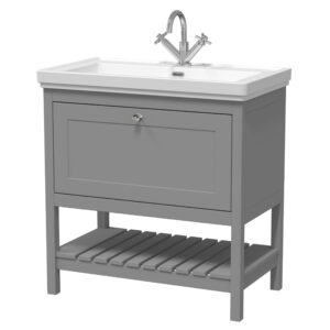 Hudson Reed 800mm Floor Standing Vanity & Basin 1TH BEX227A