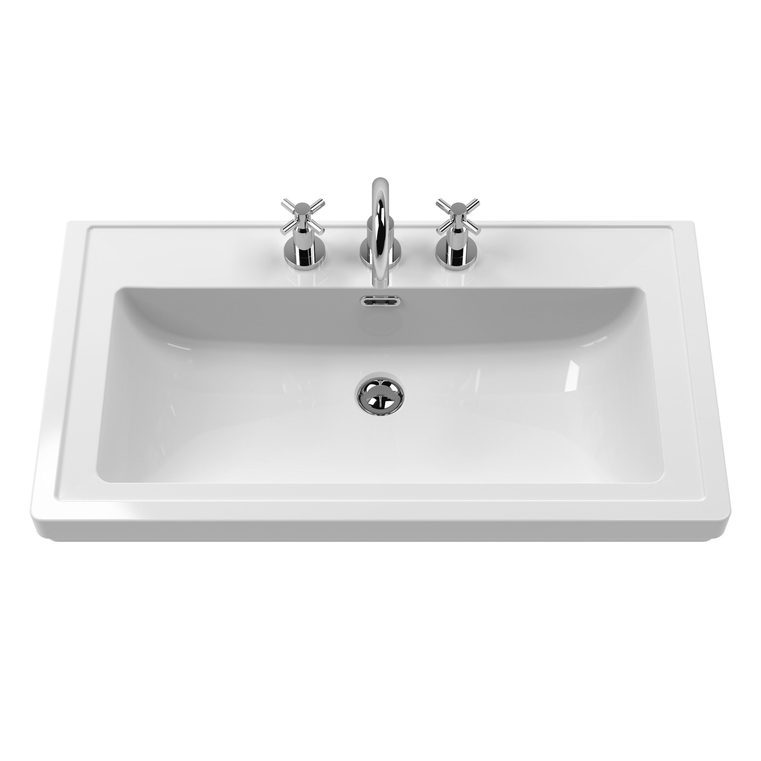 Hudson Reed 800mm Floor Standing Vanity & Basin 3TH BEX227B - Image 2
