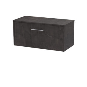 Hudson Reed 800mm Wall Hung 1 Drawer Vanity & Worktop JNU2625W
