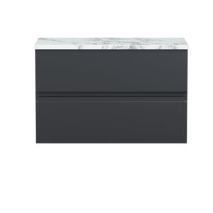 Hudson Reed 800mm Wall Hung 2-Drawer Unit & Laminate Worktop URB1406LCM