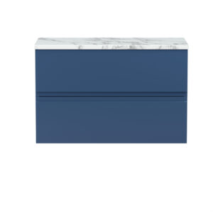 Hudson Reed 800mm Wall Hung 2-Drawer Unit & Laminate Worktop URB306LCM