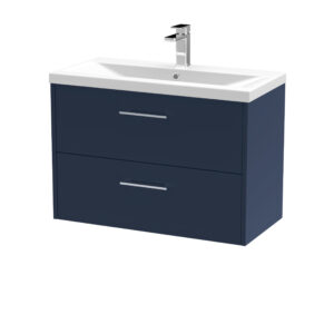 Hudson Reed 800mm Wall Hung 2-Drawer Vanity & Basin 1 JNU2926A