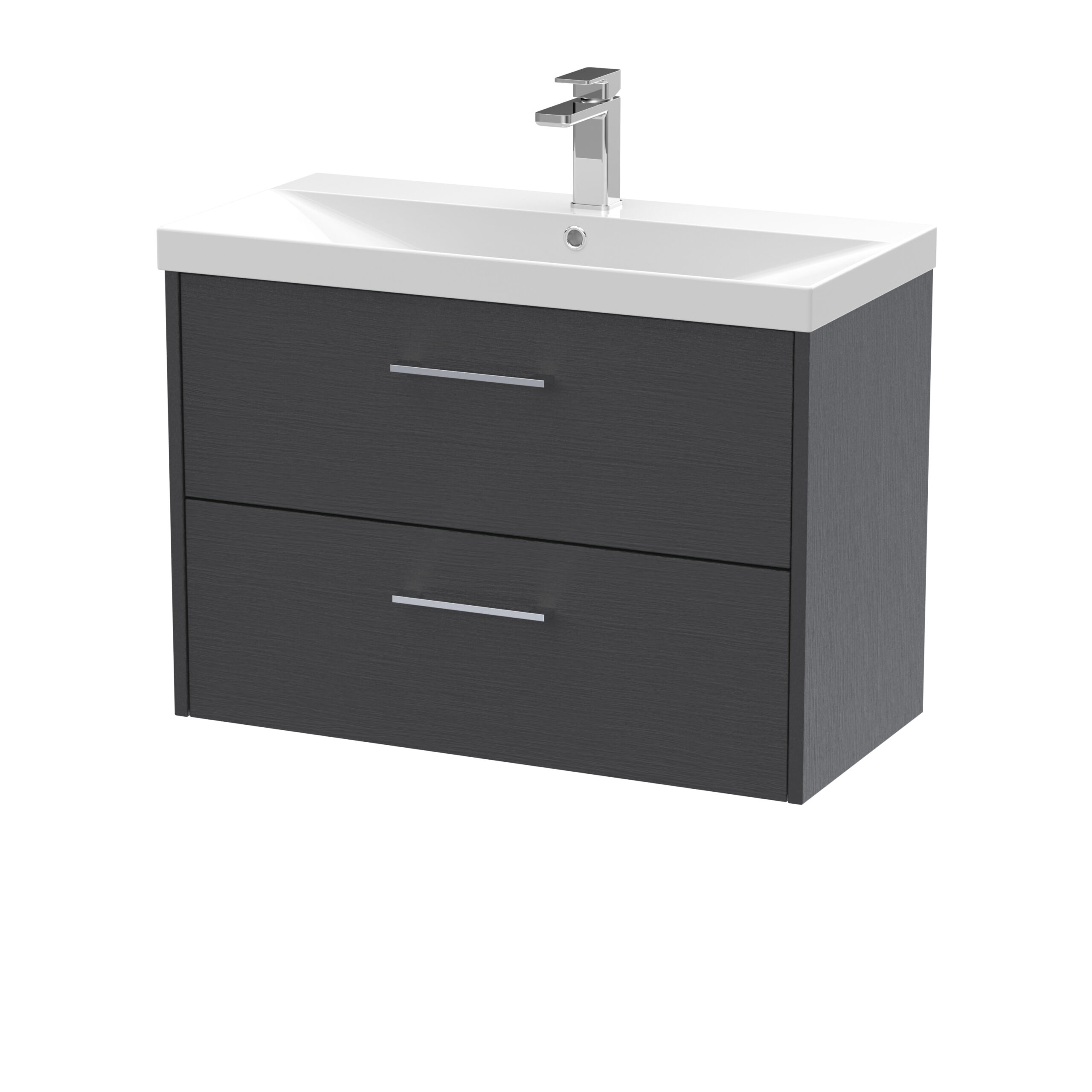 Hudson Reed 800mm Wall Hung 2 Drawer Vanity & Basin 3 JNU2226D