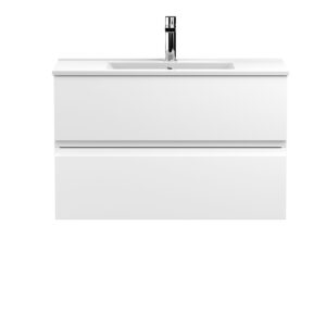 Hudson Reed 800mm Wall Hung 2-Drawer Vanity Unit & Basin 2 URB106B