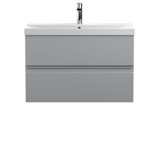 Hudson Reed 800mm Wall Hung 2-Drawer Vanity Unit & Basin 3 URB206D