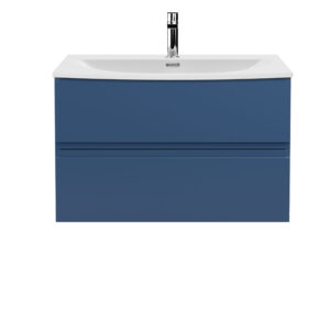 Hudson Reed 800mm Wall Hung 2 Drawer Vanity Unit & Basin 4 URB306G
