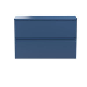 Hudson Reed 800mm Wall Hung 2-Drawer Vanity Unit & Worktop URB306W