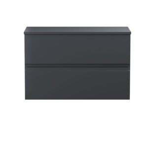 Hudson Reed 800mm Wall Hung 2 Drawer Vanity & Worktop URB1406W