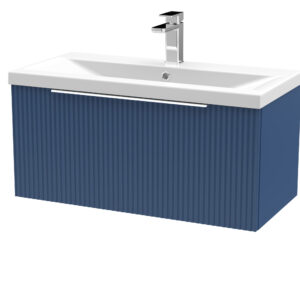 Hudson Reed 800mm Wall Hung Single Drawer Vanity & Basin 1 DFF396A